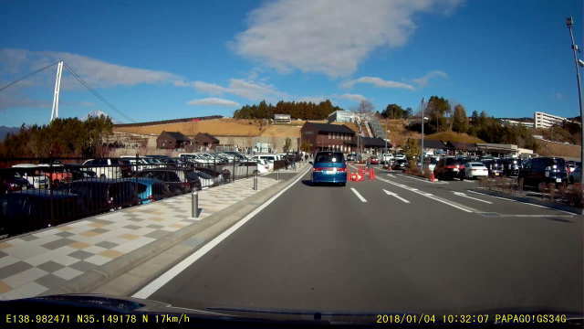 三島スカイウォークの駐車場