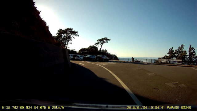 黄金崎公園 駐車場１