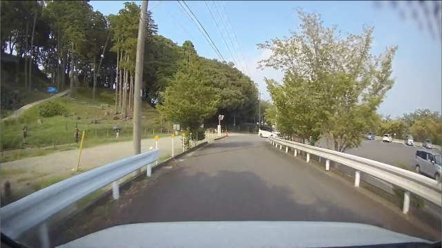 石垣山一夜城の駐車場