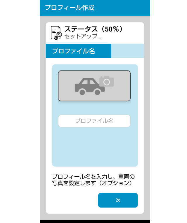 ステータス５０％