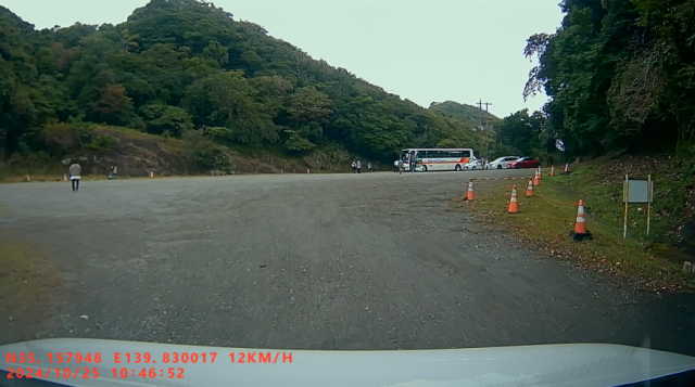 頂上の駐車スペース