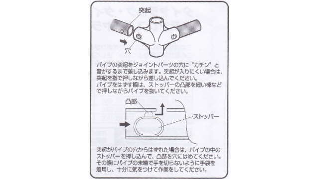 ストッパー部分の構造