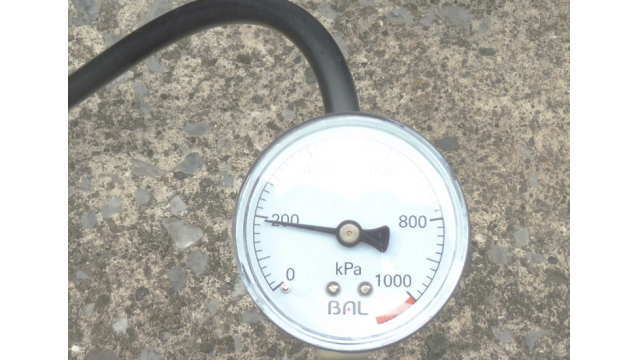 空気圧計の表示