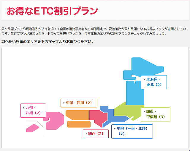 お得なETC割引プラン