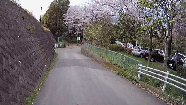 ふれあいの森の駐車場