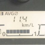DAYZROOXの燃費計表示