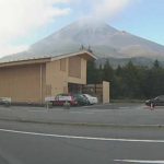 水ヶ塚公園（森の駅 富士山）の駐車場より、ドラレコ画像