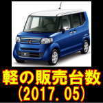 H29年 5月の軽自動車新規登録台数